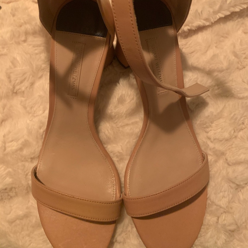 Stuart Weitzman Block Heels Approximately 3” - image 2